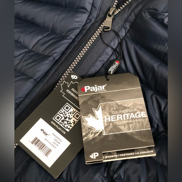 **SOLD** NWT PAJAR Cedar Down Hooded Puffer Women’s Coat Jacket XS - Picture 2 of 8